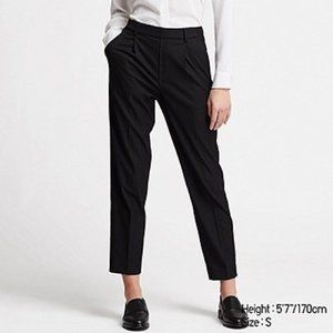 Pleated ankle trousers